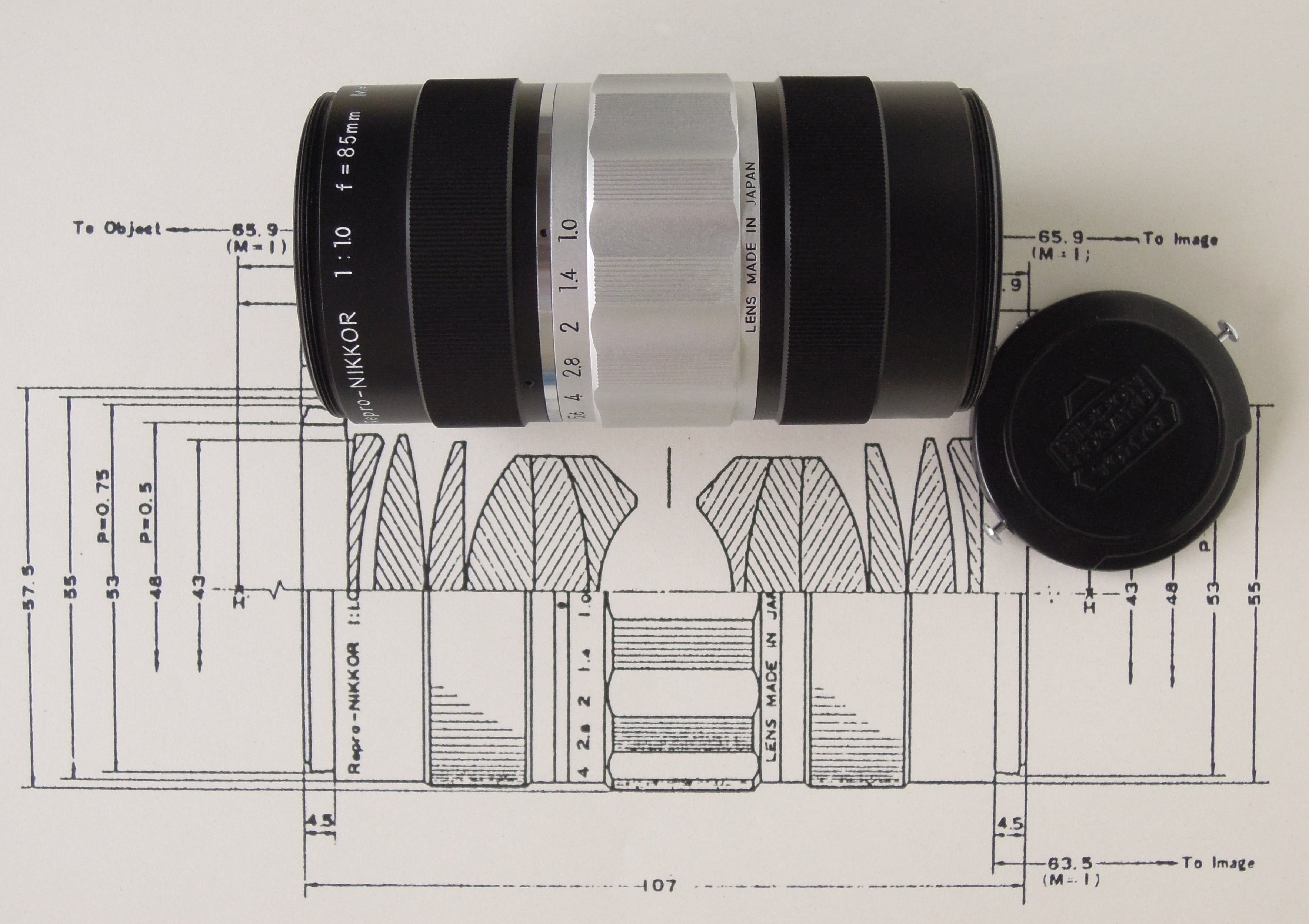 Repro Nikkor 85mm F1.0 Limited Macro Lens
