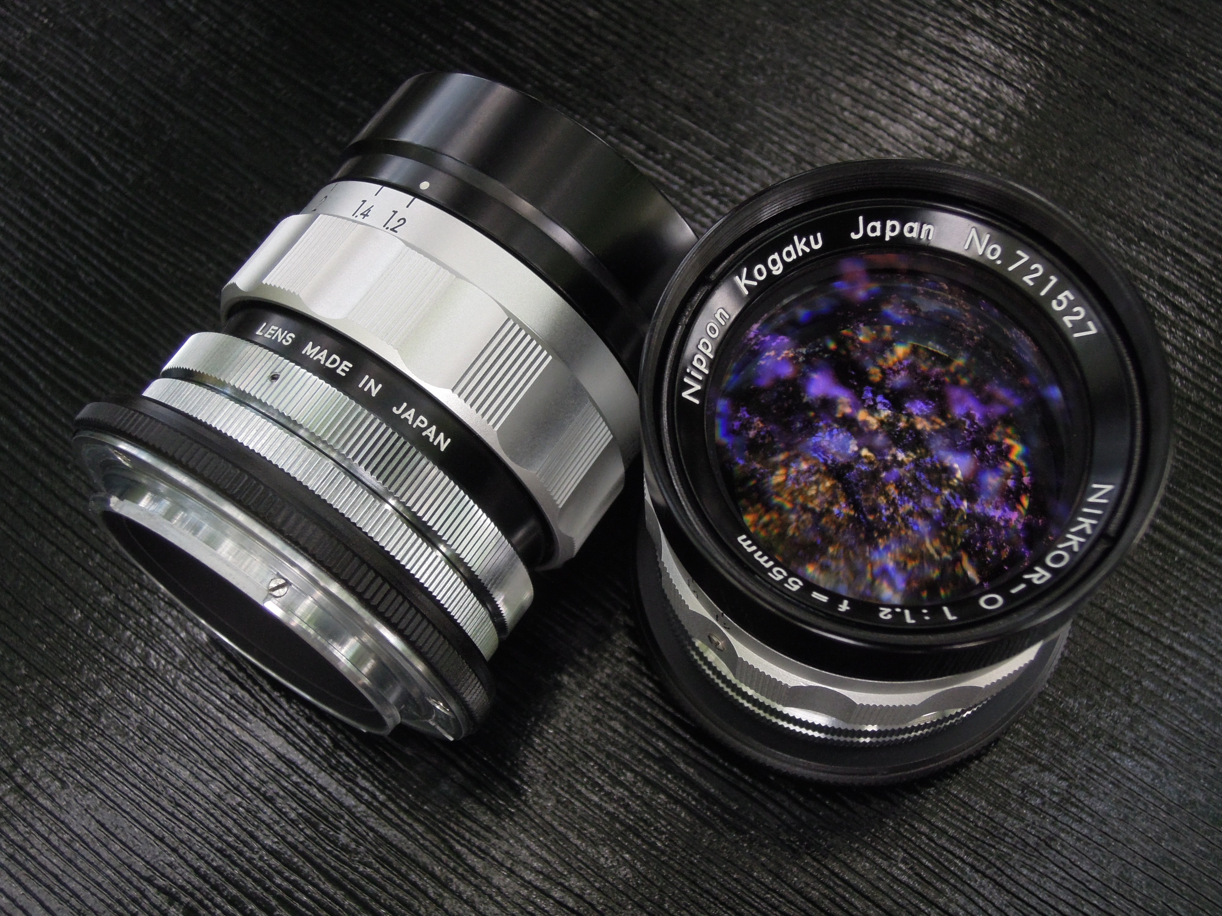 カメラ フィルムカメラ CRT Nikkor 55mm F1.2 High Speed Macro Lens