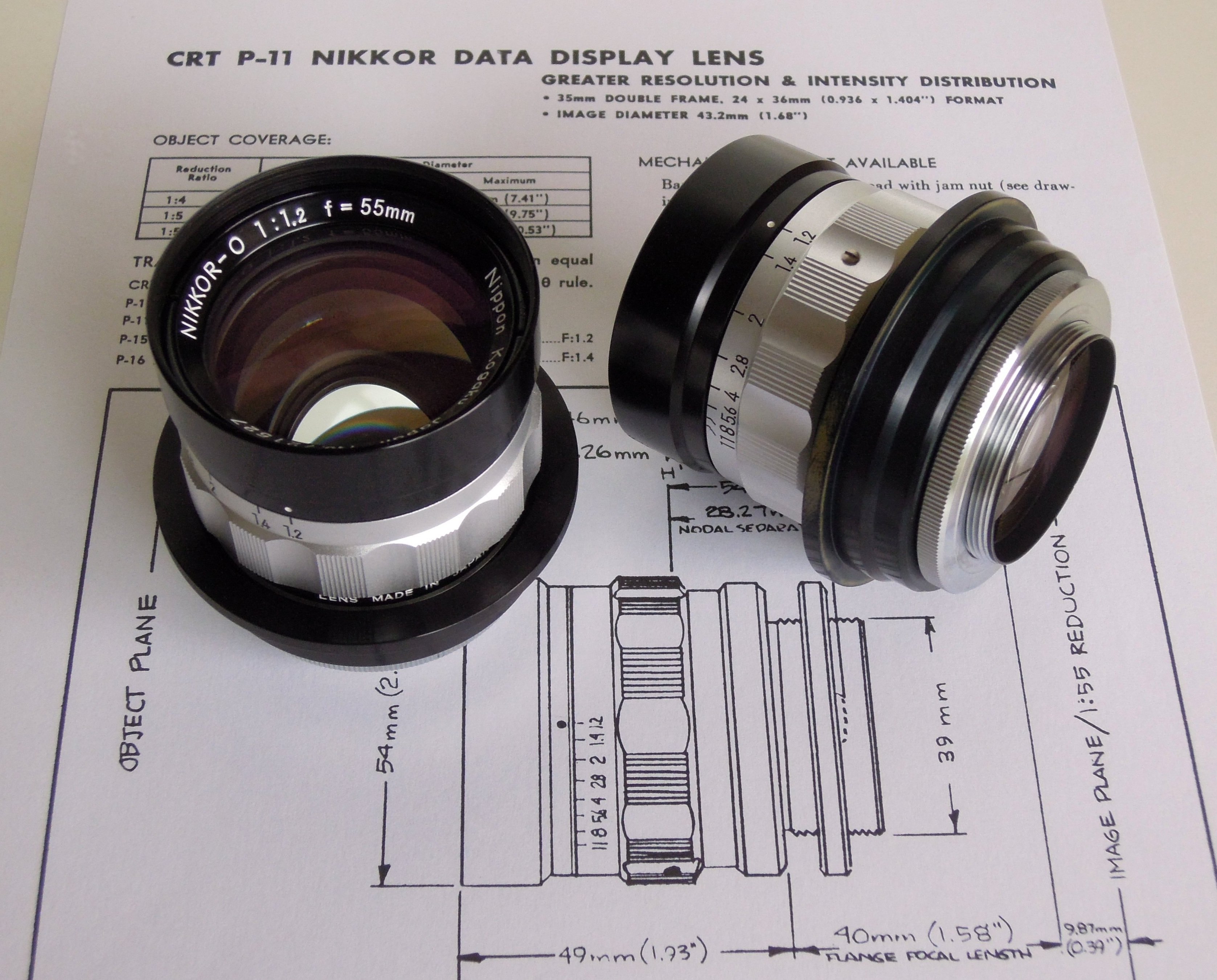 カメラ フィルムカメラ CRT Nikkor 55mm F1.2 Grand Legend
