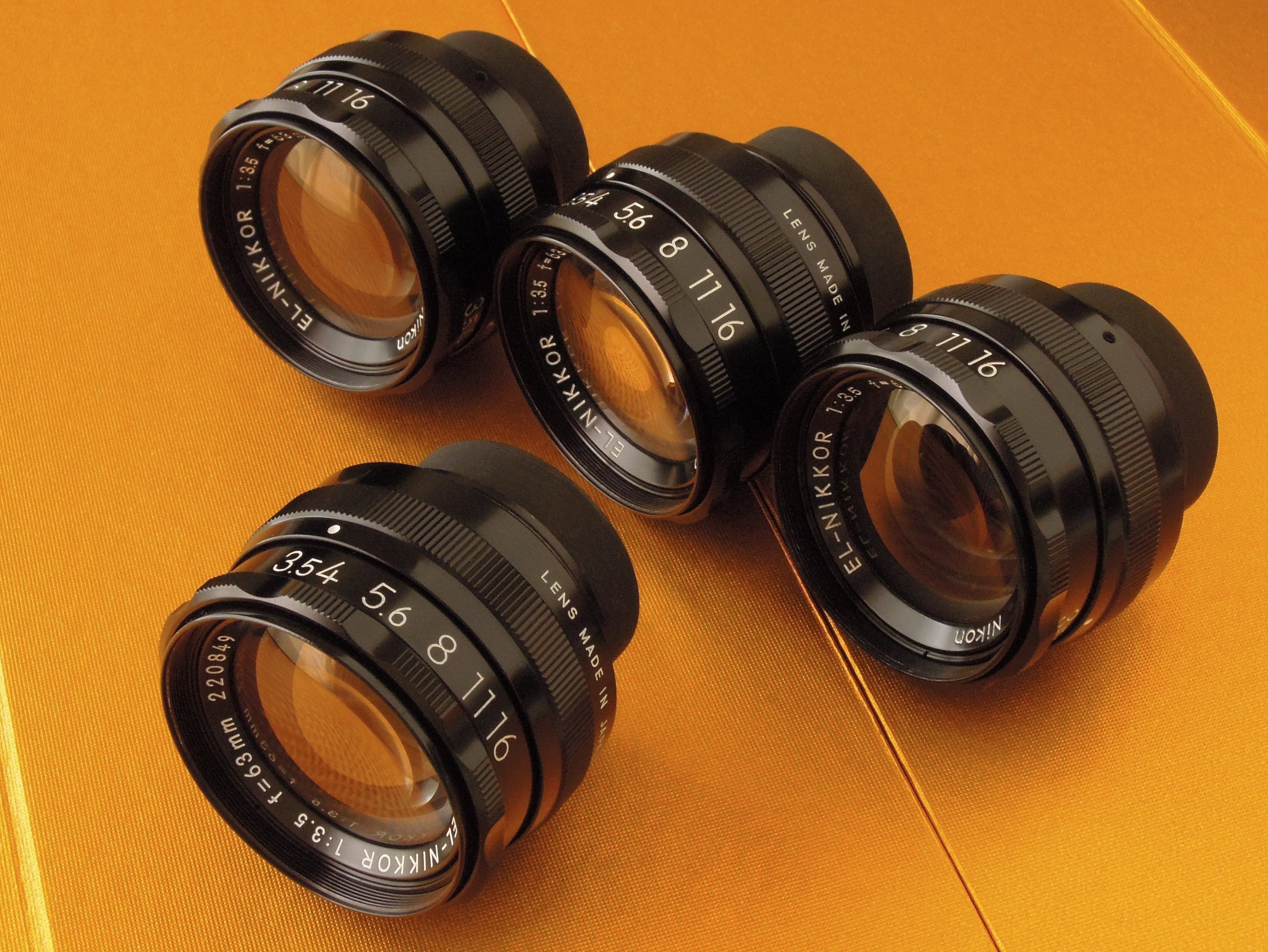 ニコンEL Nikkor 63mm f/3.5 Enlarging Lens-