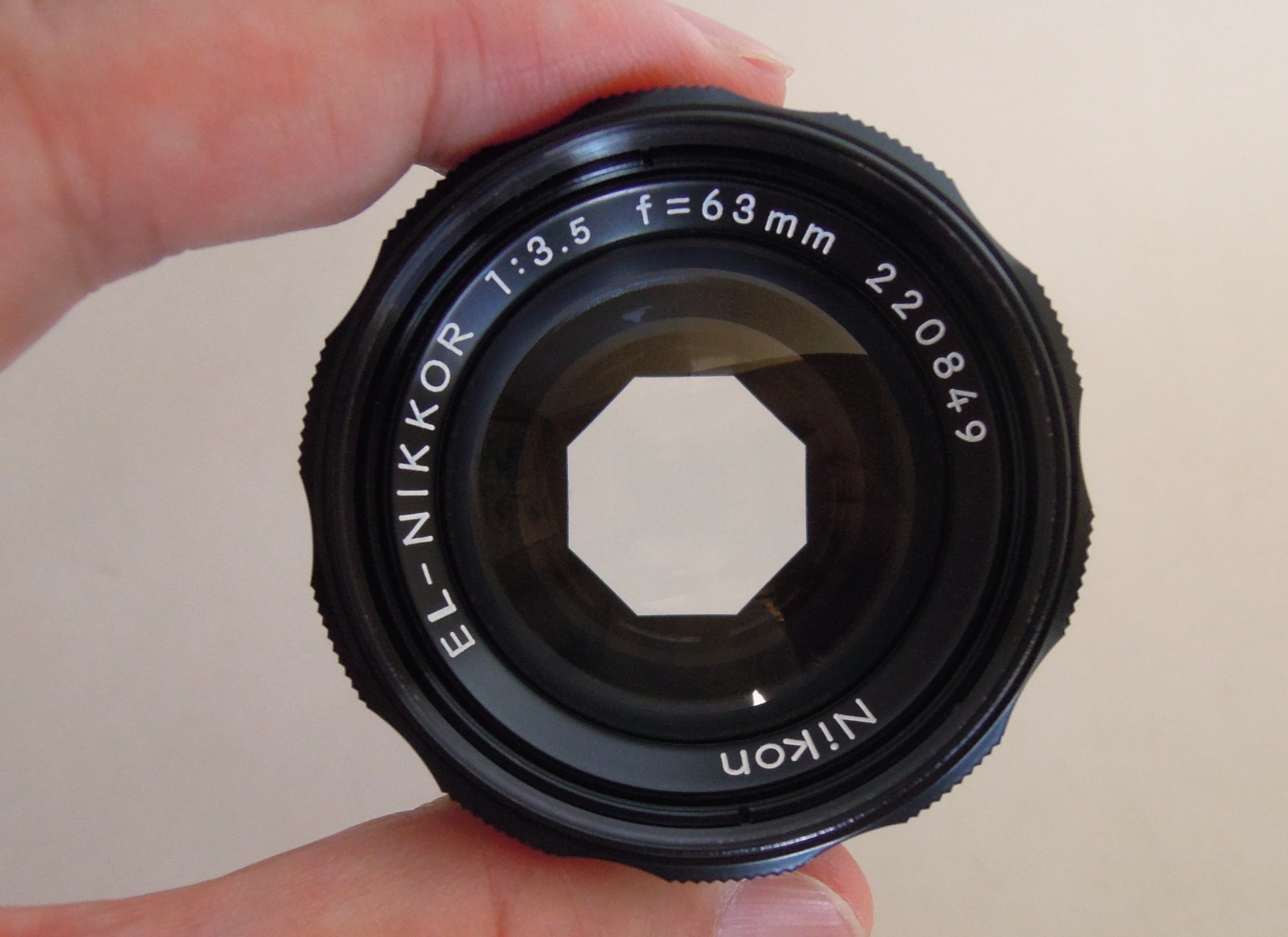 ニコンEL Nikkor 63mm f/3.5 Enlarging Lens-