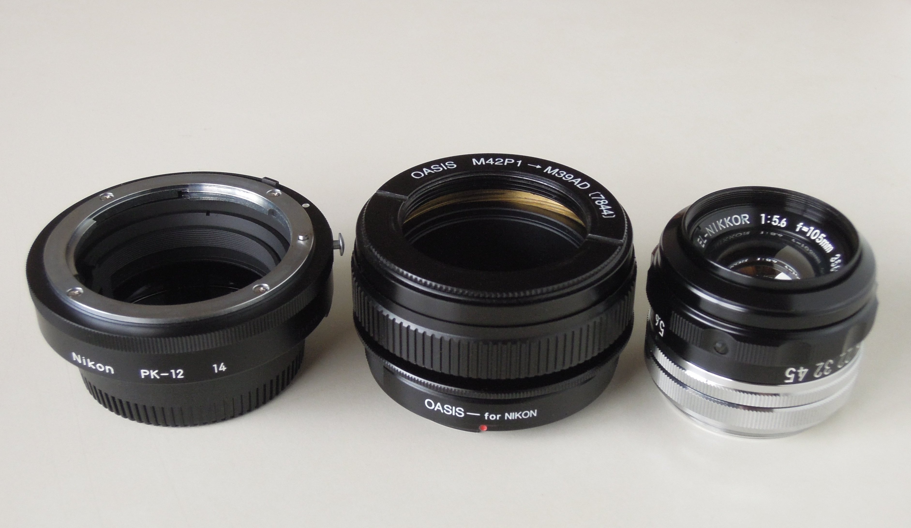 （暗室用品）Nikon EL-NIKLOR 105mm F5.6焼付機用レンズ